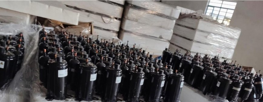 transit damaged “678 Pcs of Compressors”