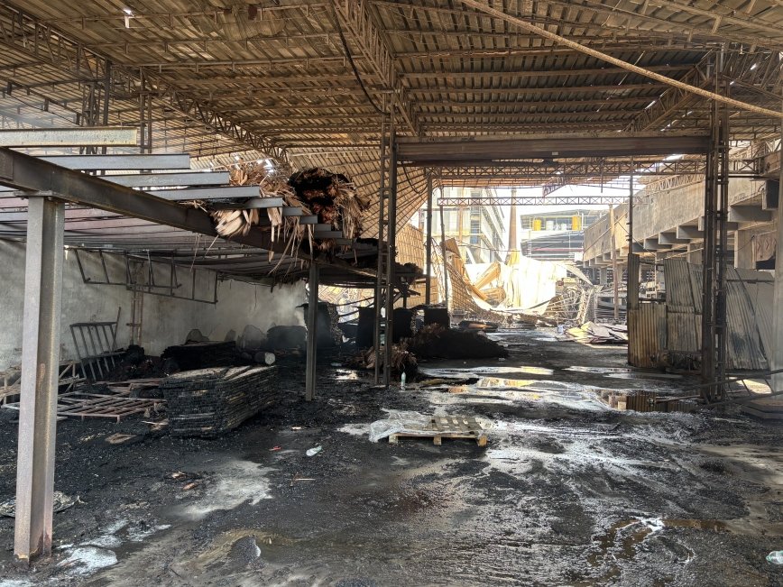 Disposal of Fire affected “ MS, aluminum metal plates, scrap of building structure, plant & machinery & other damaged wood stocks & coal”-1