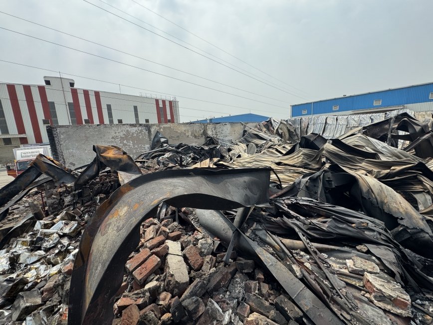 Disposal Of Fire Affected “Ms Scrap(Heavy, Column, Beams Etc.) : Qty- 220 MT Approx, Ms Scrap(Light, Truss, Perlin Etc.) : Qty- 65 MT Approx, Roof Sheets(Gi,Profile Sheet Scrap) : Qty- 60MT Approx”